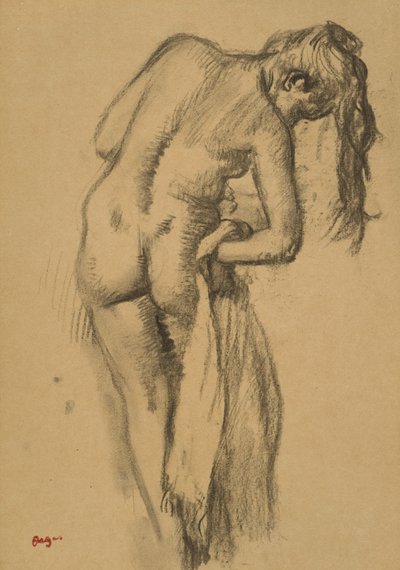 Po kąpieli, ok. 1891-92 autorstwa Edgar Degas