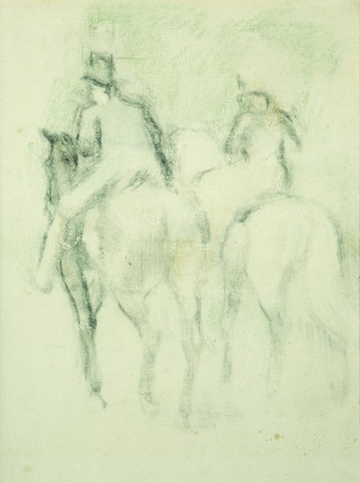 Amazonka i jeździec, autorstwa Edgar Degas