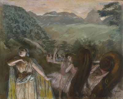 Aria po balecie autorstwa Edgar Degas