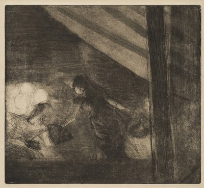 W Café des Ambassadeurs, ok. 1879-80 autorstwa Edgar Degas