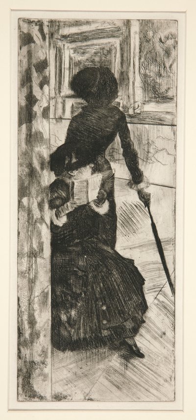 W Luwrze: Malarstwo (Mary Cassatt) autorstwa Edgar Degas
