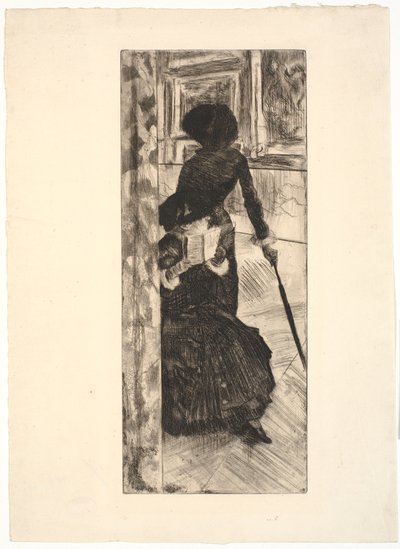 W Luwrze: Malarstwo (Mary Cassatt) autorstwa Edgar Degas