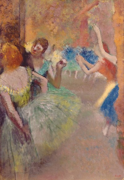 Scena baletowa; Scena z baletu, ok.1885 autorstwa Edgar Degas