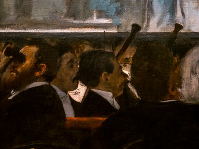 Balet Roberta Diabła (detal). 1876. Olej na płótnie. autorstwa Edgar Degas