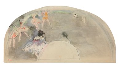 Scena baletowa, ok.1880 autorstwa Edgar Degas