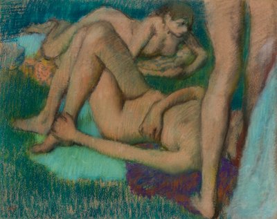 Kąpiących się autorstwa Edgar Degas