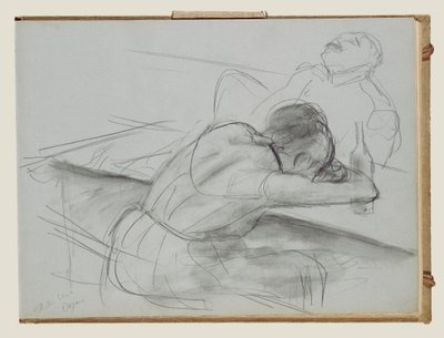 Scena burdelu autorstwa Edgar Degas
