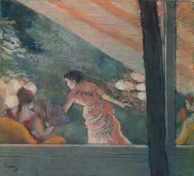 Koncert kawiarniany u Ambasadorów autorstwa Edgar Degas