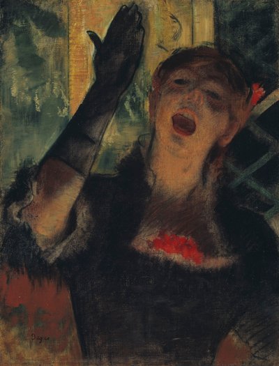 Café Singer autorstwa Edgar Degas