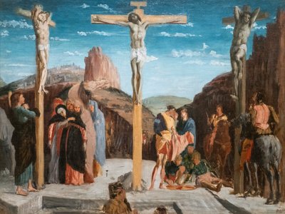 Kalwaria (kopia wg Andrei Mantegny). 1861. Olej na płótnie. autorstwa Edgar Degas