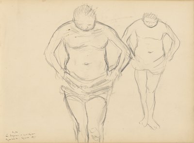 Kopie "Kąpiących się" Cézanne