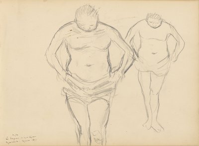 Kopie Kąpiących się Cézanne