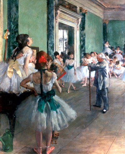 Klasa tańca, 1874 autorstwa Edgar Degas