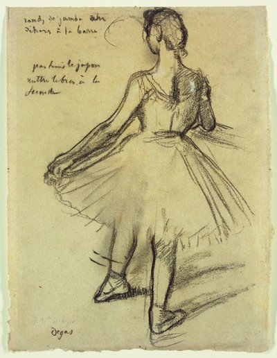 Tancerz autorstwa Edgar Degas