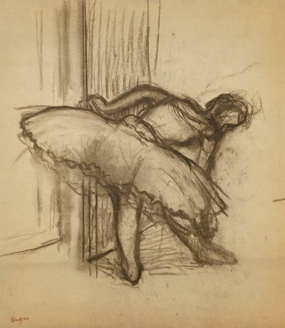 tańczyć; Tancerz, autorstwa Edgar Degas
