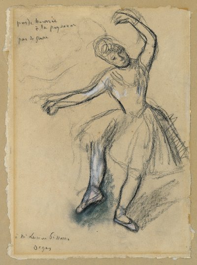 tańczyć; Tancerz, lata 80. XIX wieku autorstwa Edgar Degas