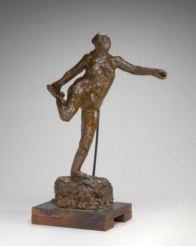 Tancerka trzymająca prawą stopę w prawej dłoni autorstwa Edgar Degas