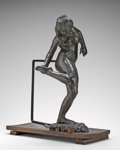 Tancerka patrząca na podeszwę prawej stopy, c. 1890. autorstwa Edgar Degas