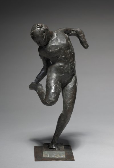 Tancerka patrząca na podeszwę prawej stopy, 1896-1897 autorstwa Edgar Degas