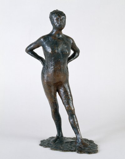 Tancerka w stanie spoczynku, 1892-95 (brąz) autorstwa Edgar Degas