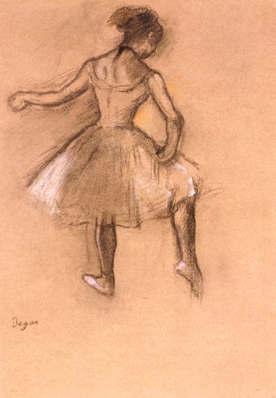 Tancerka, ok.1880 autorstwa Edgar Degas