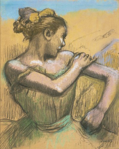 Tancerka, ok. 1895-99 (pastel i węgiel na papierze) autorstwa Edgar Degas