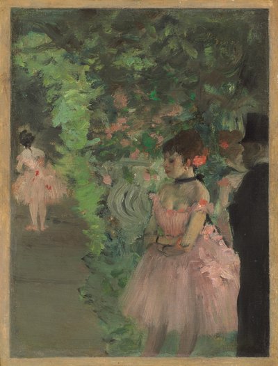 Tancerze za kulisami, 1876-1883. autorstwa Edgar Degas
