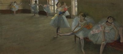 Tancerze w klasie, ok.1880 autorstwa Edgar Degas
