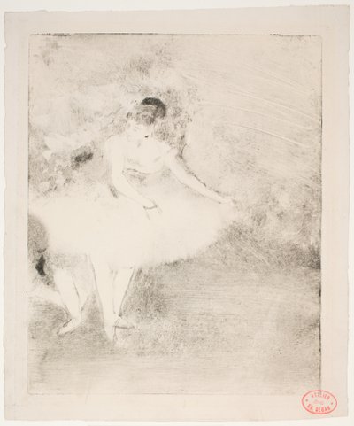 Taniec na scenie autorstwa Edgar Degas