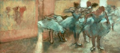 Tancerze w foyer autorstwa Edgar Degas