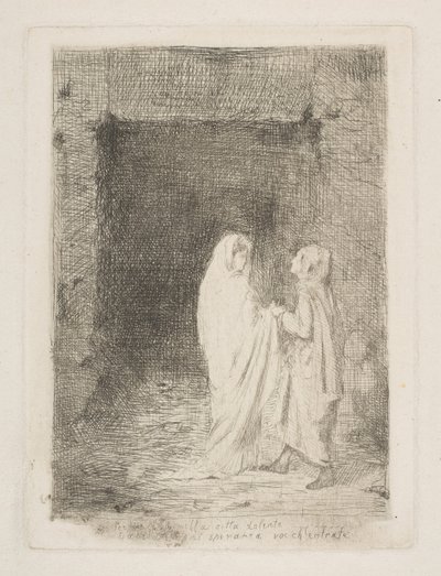 Dante i Wergiliusz, 1857. autorstwa Edgar Degas