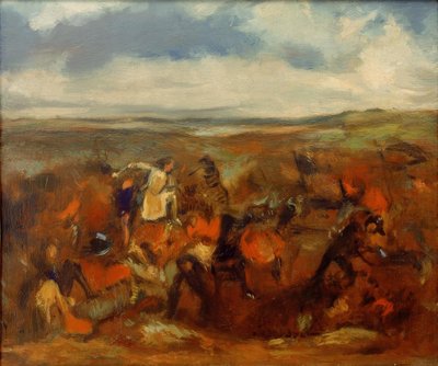 Bitwa pod Poitiers autorstwa Edgar Degas