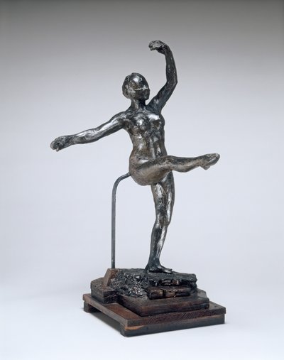 Czwarta pozycja z przodu, na lewej nodze, c. 18851890. autorstwa Edgar Degas