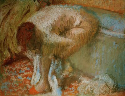 Kobieta susząca stopy po kąpieli autorstwa Edgar Degas