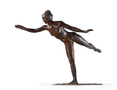 Grande Arabesque, drugi raz, ok. 1890-1895 autorstwa Edgar Degas