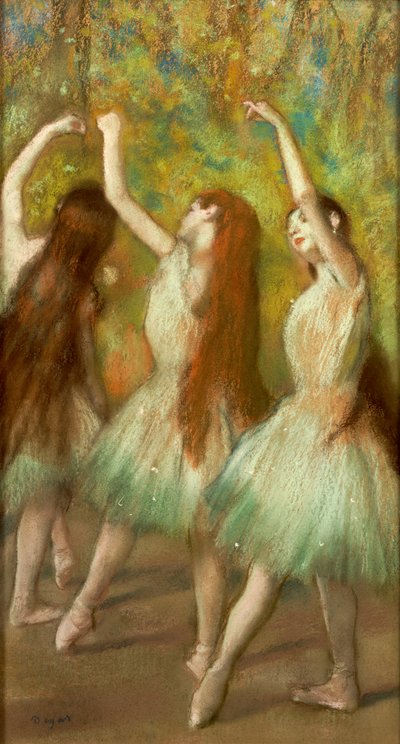 Zieloni Tancerze, 1878 autorstwa Edgar Degas
