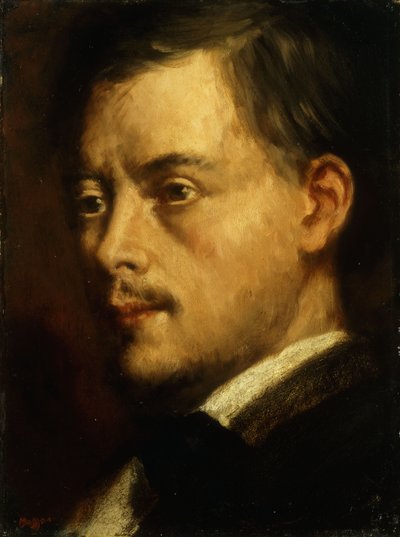 Głowa mężczyzny; Głowa mężczyzny, ok. 1864 r. autorstwa Edgar Degas