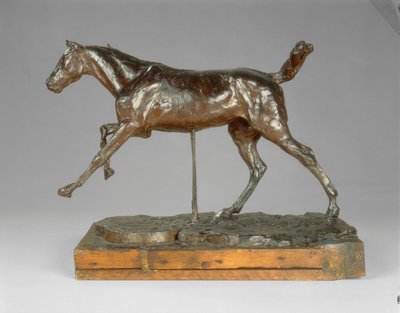Galopujący koń prawą nogą, koniec lat 80. XIX wieku. autorstwa Edgar Degas