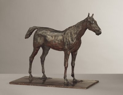 Koń stojący, model ok. 1870, odlew 1919-21 autorstwa Edgar Degas