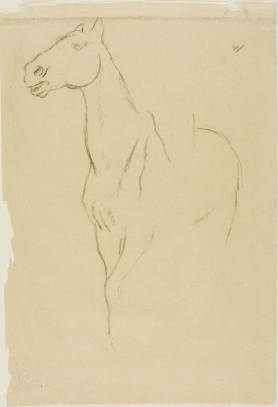 Horse Turned Three-Quarters autorstwa Edgar Degas