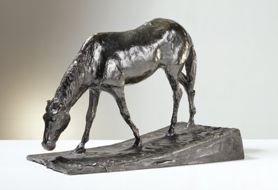 Koń w korycie (brąz) autorstwa Edgar Degas