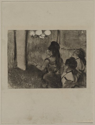 W Salonie ok. godz. 1880. autorstwa Edgar Degas