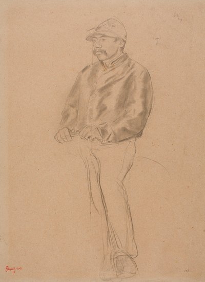 Jockey autorstwa Edgar Degas