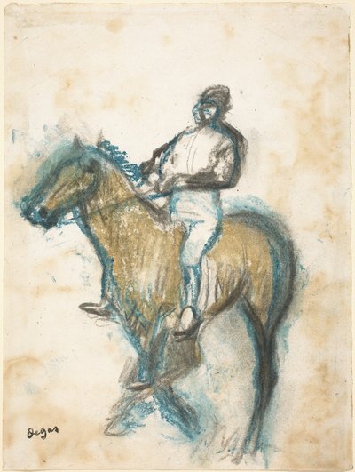 Dżokej, ok. 1898. autorstwa Edgar Degas