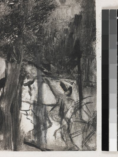 Aleja Drewna autorstwa Edgar Degas