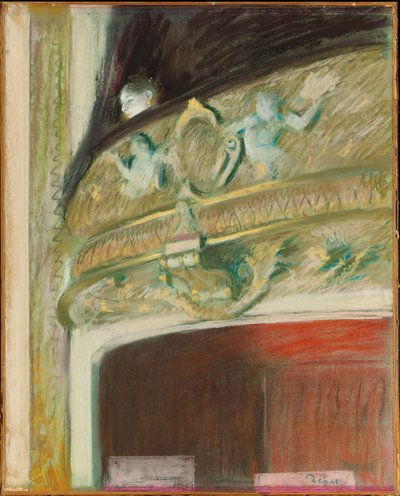 Loża, 1880 autorstwa Edgar Degas