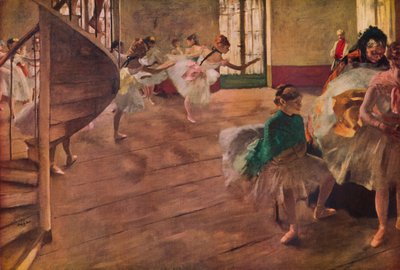 Powtórzenie, 1877 autorstwa Edgar Degas