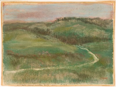 Krajobraz autorstwa Edgar Degas