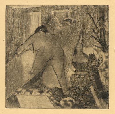 Wyjście z wanny autorstwa Edgar Degas