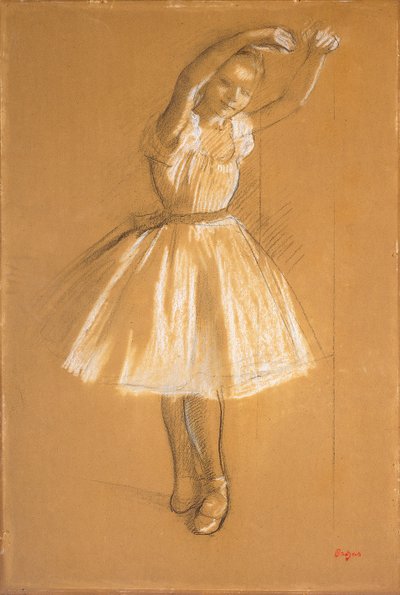 Mała Tancerka, 1875 autorstwa Edgar Degas